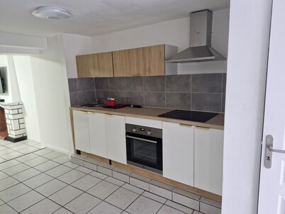 Bright and comfortable, with garden