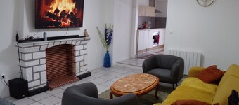 Bright and comfortable, with garden