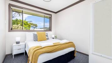 3 bedrooms, iron/ironing board, travel cot, WiFi