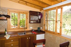 Microwave, stovetop, high chair