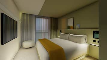 Una cassaforte in camera, ferro/asse da stiro