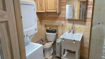 Douche, serviettes fournies