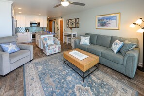TV - Oceanfront 2 BR Condo with Shared Pool! Channel Marker 302  (Surfside Beach)