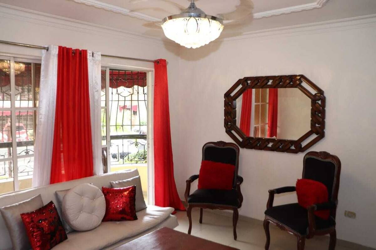 Apartment, 3 Bedrooms, Smoking, Balcony | Living area