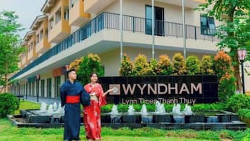 Majoituspaikan julkisivu