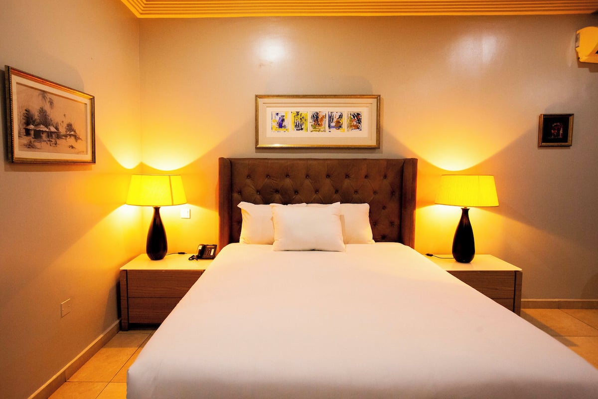 Classic Double Room, City View | In-room safe, desk, laptop workspace, blackout drapes