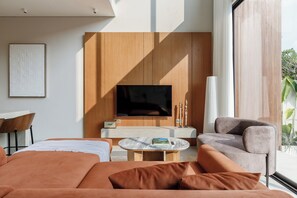 1 bedroom, travel cot, WiFi, bed sheets - SOLAIR Pererenan Loft #9 - 1 bdr - with pool and rooftop barbeque (Badung)