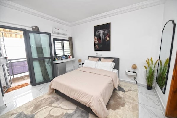 1 sovrum, strykjärn/strykbräda, wi-fi och sängkläder