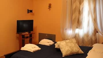 Chambre Double ou avec lits jumeaux, balcon, vue colline