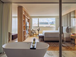 Premium bedding, down duvets, minibar, in-room safe