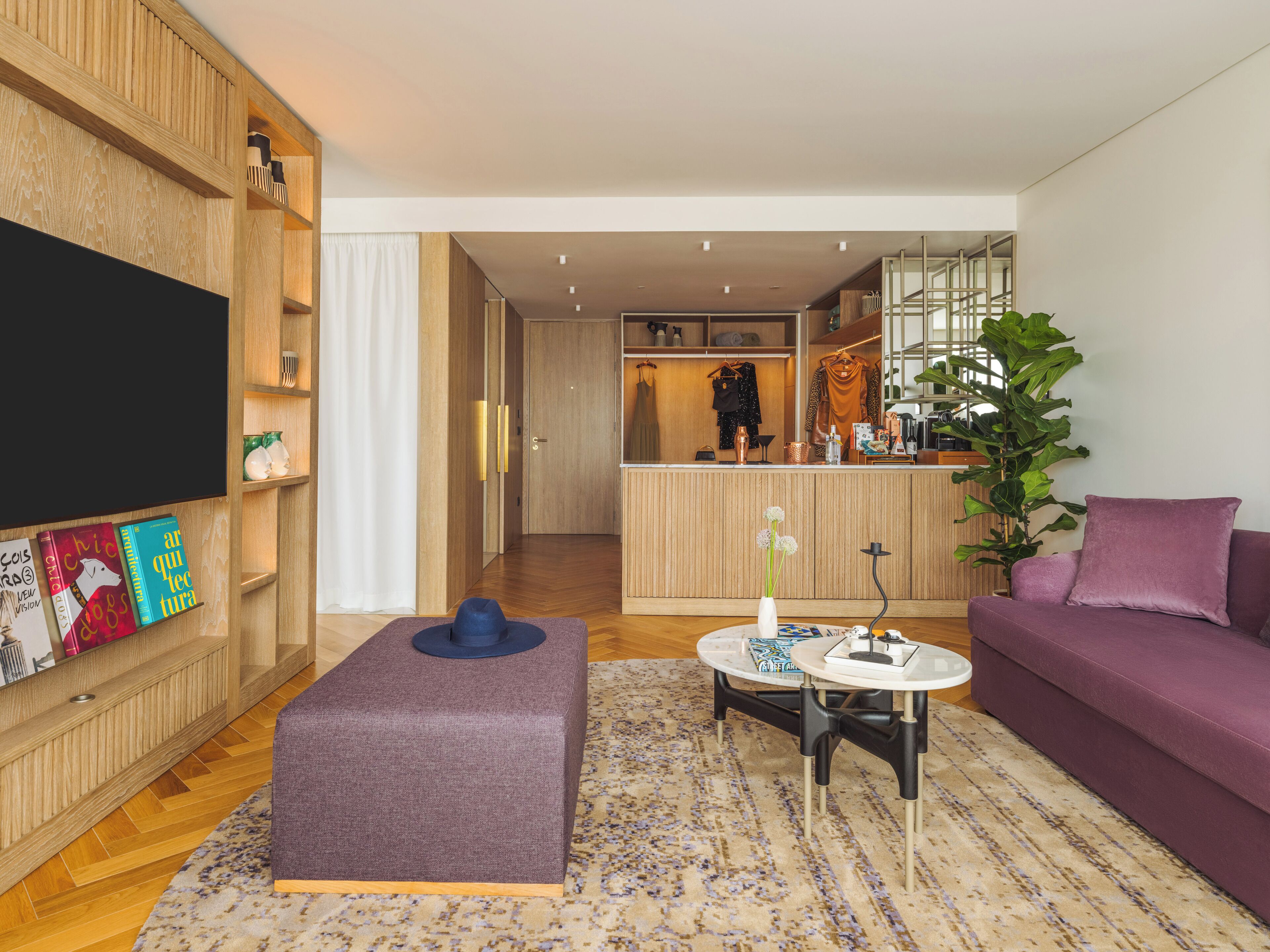 Sängtillbehör av högsta kvalitet, duntäcken och minibar