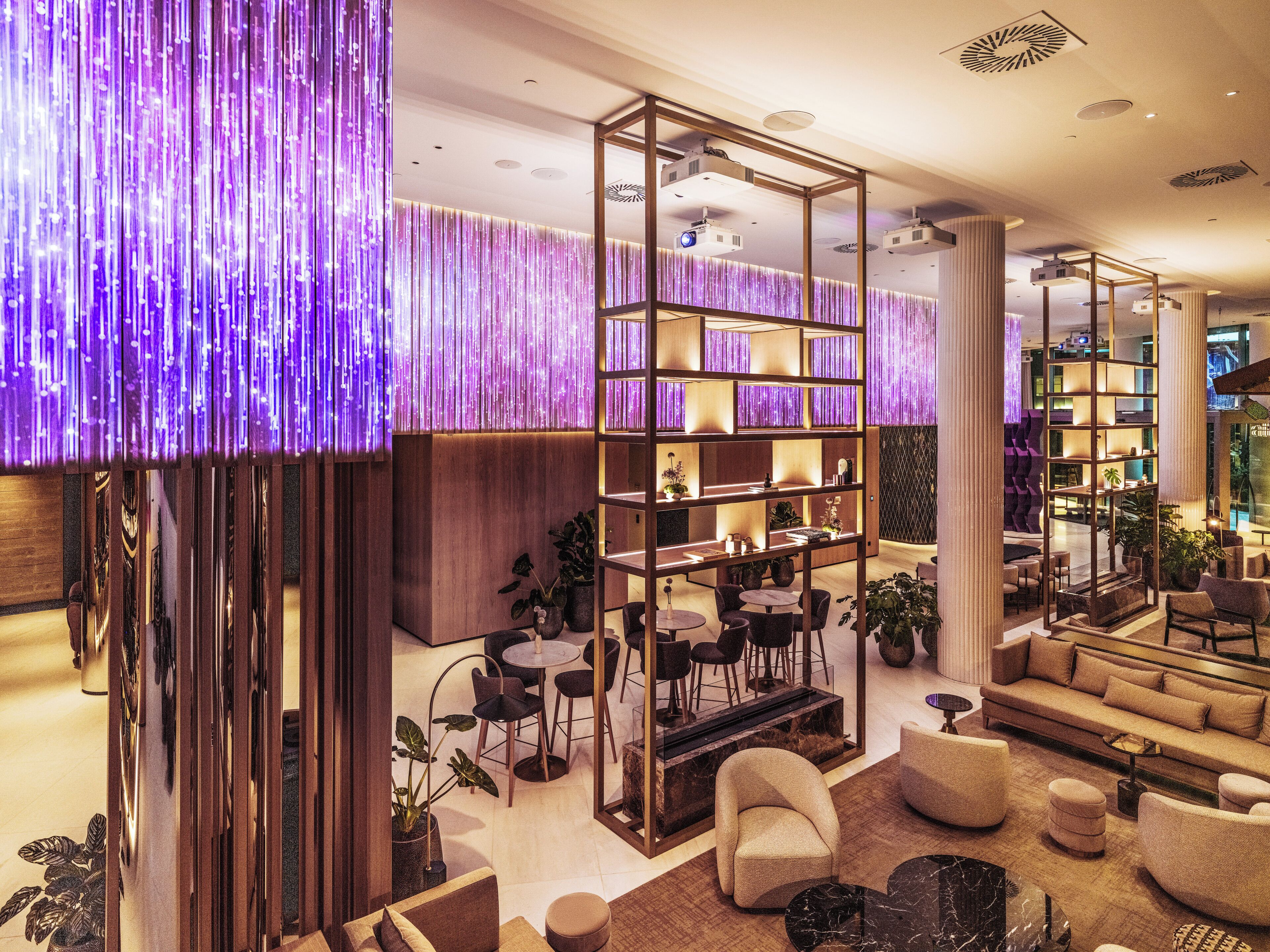 Sala de estar en el lobby