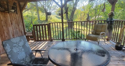Charming Rustic 2-bedroom farmhouse with WiFi, AC on pristine Plunkett Creek Rd