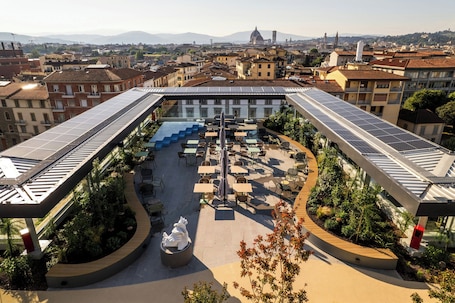 Rooftop terrace. The Social Hub Florence Belfiore