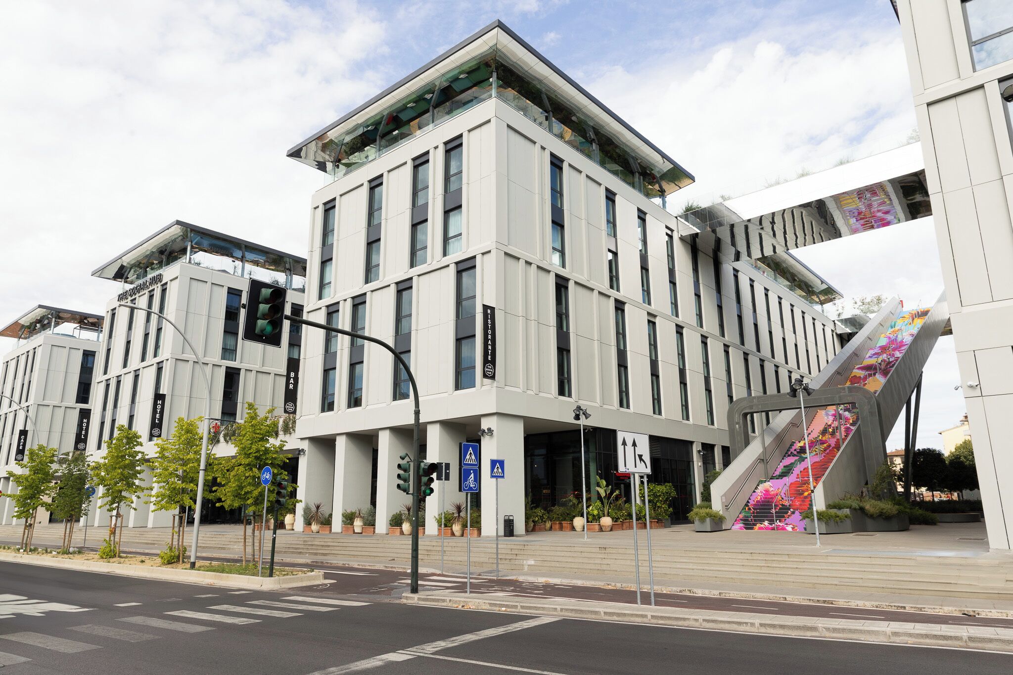 Façade de l’hébergement