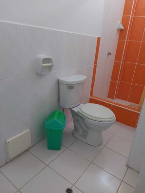 Serviettes fournies, savon, papier de toilette