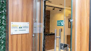 Interior entrance