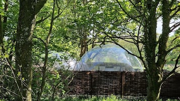 Luxury Cabin, Garden View | Terrace/patio