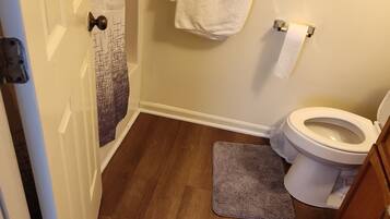 Towels, soap, toilet paper