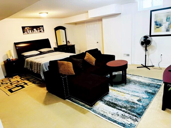 1 chambre, fer et planche à repasser, Wi-Fi, draps fournis