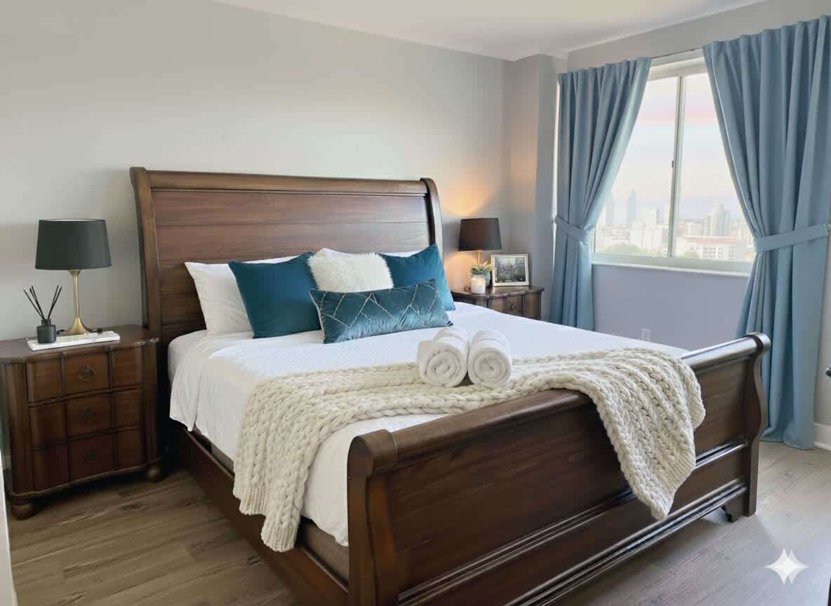 2 chambres, fer et planche à repasser, Wi-Fi, literie fournie