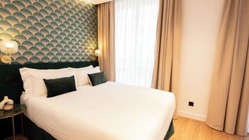 Deluxe Double Room, City View | Premium bedding, down comforters, free minibar items, in-room safe