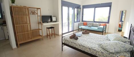 Apartemen, Boleh Merokok | 1 kamar tidur dan meja kerja