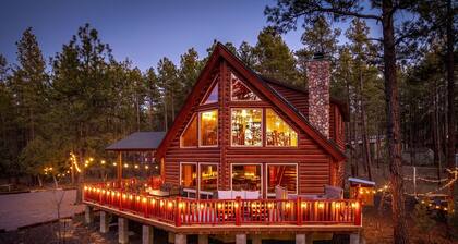 Private Family Cabin + Hot Tub + Loft + Sleeps 30 + Steps from Woodland Lake!