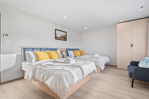 3 dormitorios, tabla de planchar con plancha, wifi y ropa de cama