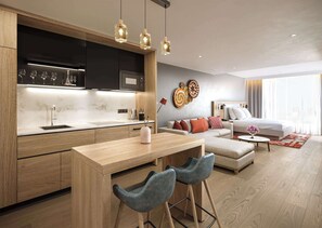 Premium bedding, down duvets, memory-foam beds, minibar