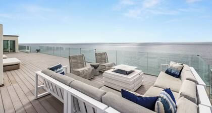 Oceanfront Zen Saltwater Pool • Fire Pit • Koi Pond