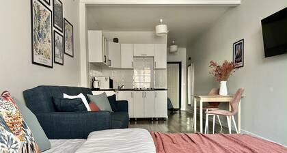 Cozy studio with WiFi and AC in center of Almaty