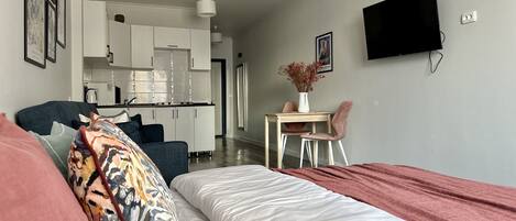 1 soverom, strykejern/-brett, wi-fi og sengetøy