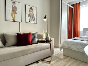 1 chambre, fer et planche à repasser, Wi-Fi, literie fournie