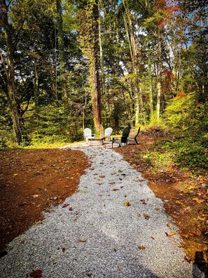 Property grounds - Charming 2-bedroom cottage in Franklin, NC in the Great Smoky Mountains (Franklin)