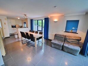 Living area - Well-kept Apartment With Fireplace Near Durbuy (Durbuy)