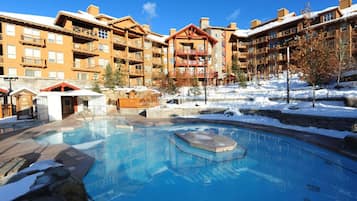 Una piscina riscaldata