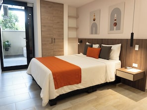 Luxury Apartment, Terrace, City View | 1 bedroom, Egyptian cotton sheets, premium bedding, minibar
