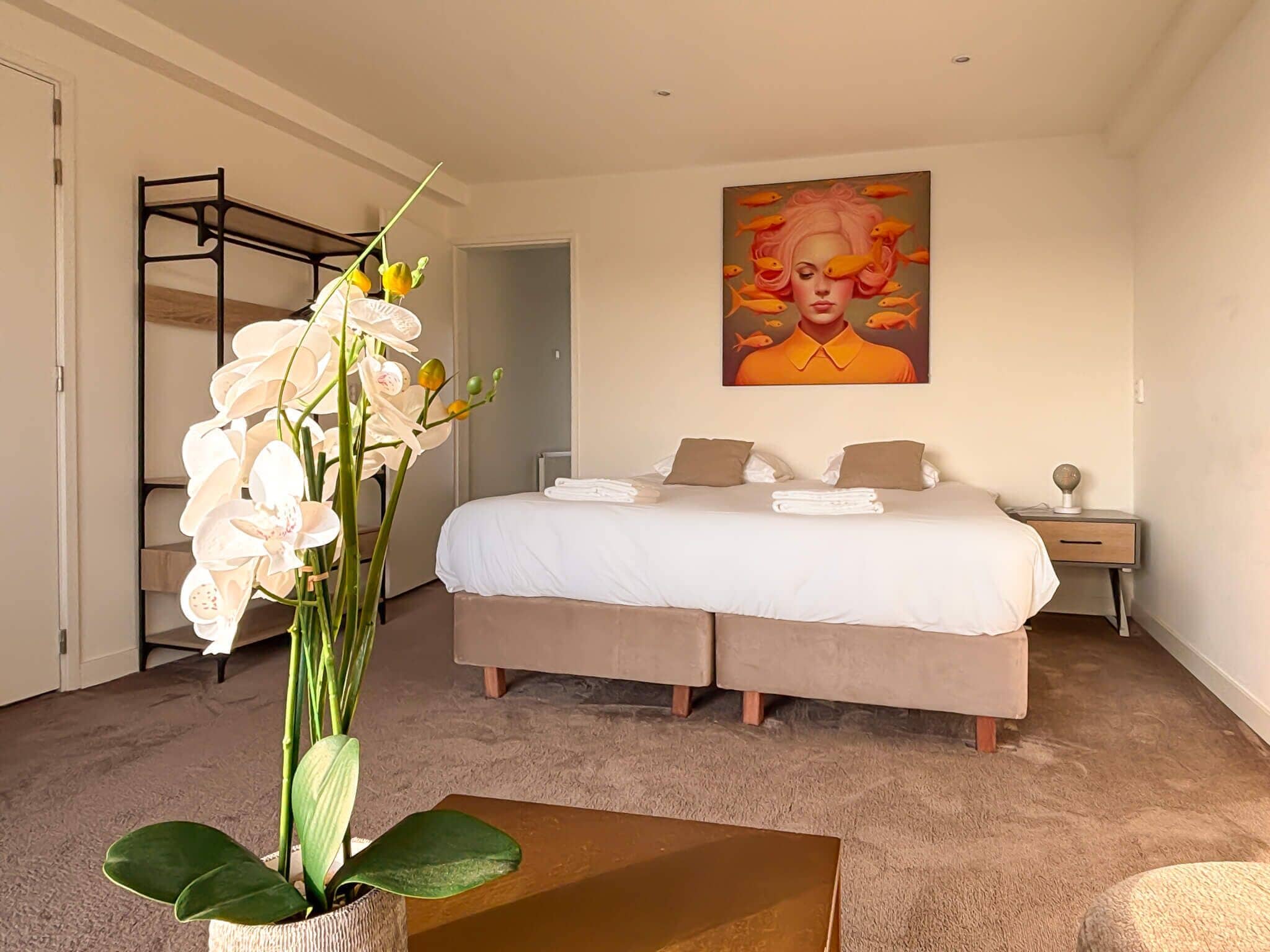 Deluxe-Doppelzimmer | Verdunkelungsvorhänge, Bügeleisen/Bügelbrett, kostenloses WLAN