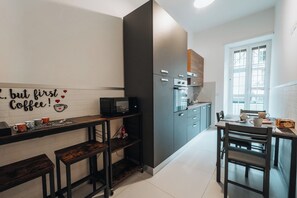 Microwave, oven, dishwasher