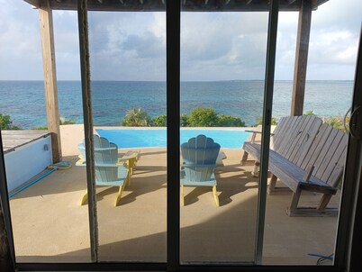 Cat Island Paradise . Overlooking turquoise waters and sky, sunrise and sunset.