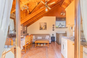 Living area - Rustic House in the Pyrenees, ideal for families (Senegüé)