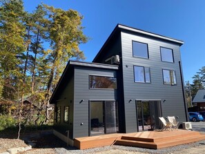 Exterior - Flagpole Villa Hakuba, a newly built one-room rental villa in Misorano, Hakuba Village, will open in the winter of 2024! (北安曇郡白馬村)