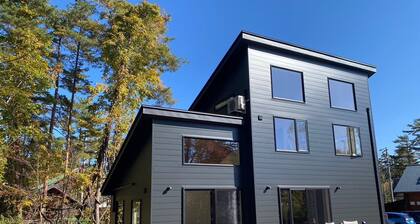 Flagpole Villa Hakuba, a newly built one-room rental villa in Misorano, Hakuba Village, will open in the winter of 2024!