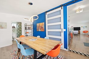 House, Multiple Beds, Pool Access, Pool View (Modern Heart Oasis) | Dining - Modern Heart Oasis With Pool! (Palm Springs)