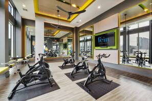 Fitness facility - Furnished 3-Bed, 2.5-Bath Apartment Near Galleria (Houston)
