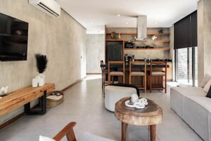 Fireplace - Luxurious suite with garden and private pool

 (Tulum)