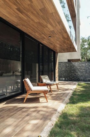 Terrace/patio - Luxurious suite with garden and private pool

 (Tulum)
