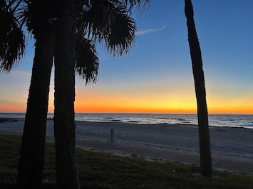 Our private Beach at Sunset