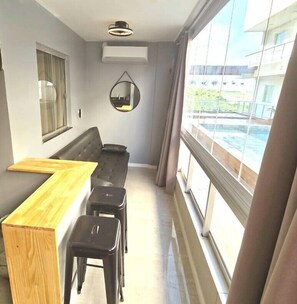 Basic Apartment, Balcony, Pool View | 2 bedrooms, free WiFi - Salt Beach Atalaia Residence Inn - N103 (Salinópolis)